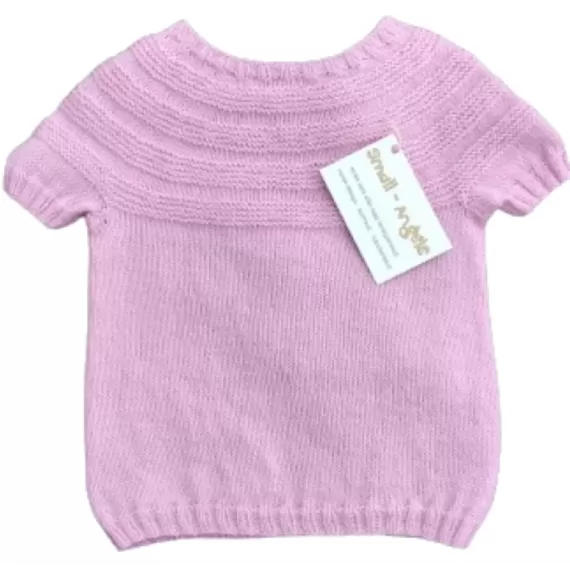 BLUSE EMMA KORTERMET  MERINOULL  9 - 12 MNDR